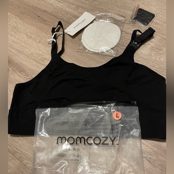 Momcozy Maternity Pumping and Breastfeeding Bra (SIZE L) Black New with Tags - Picture 8 of 12